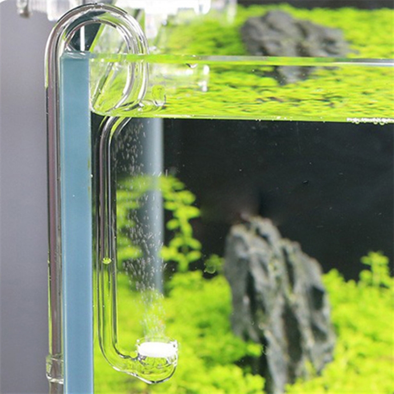 Glass Co2 Drop Checker - แก้ว CO2 Diffuser โปร่งใส Atomizer U-shape