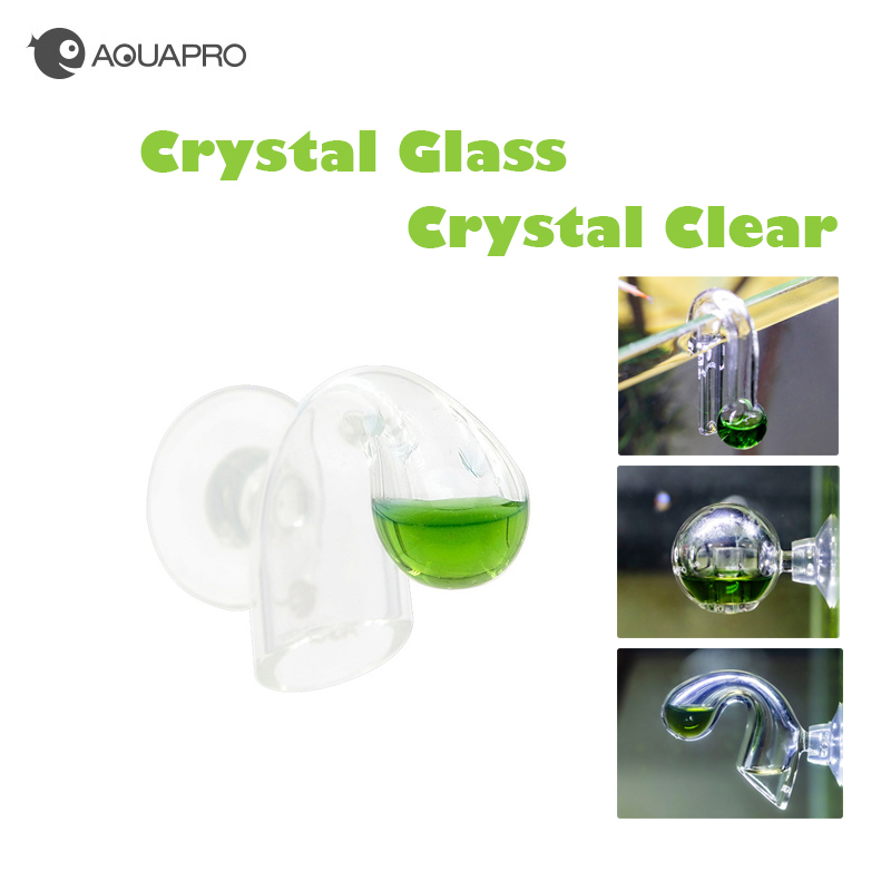 Glass Co2 Drop Checker - Aquarium CO2 Monitor ความเข้มข้น Checker Glass