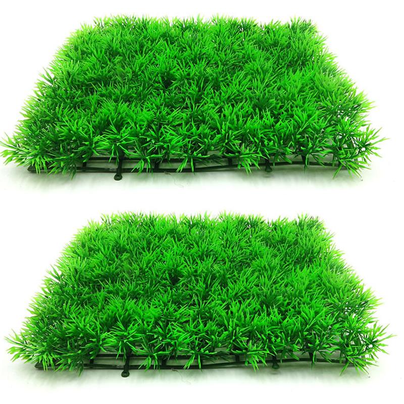 สีเขียวประดิษฐ์หญ้าสนามหญ้าสนา - Planted Aquarium Moss บทวิจารณ์และราคา