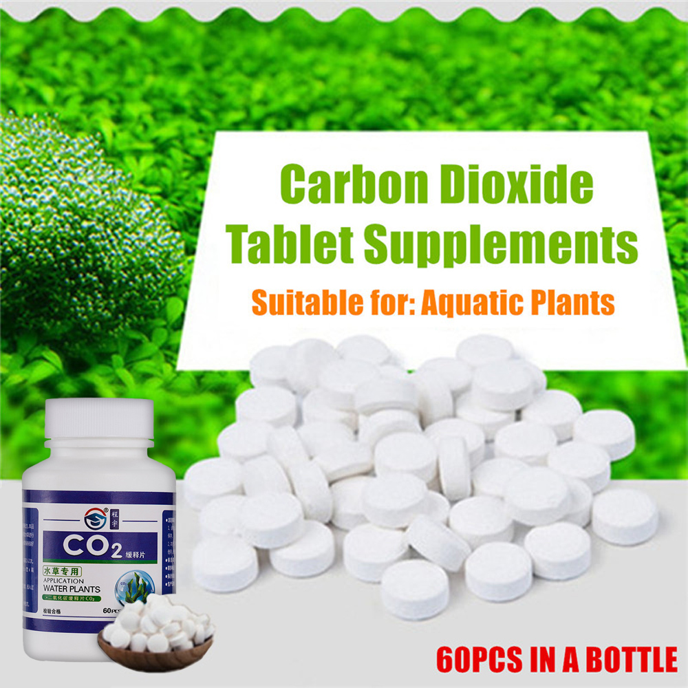 60pcs Aquarium CO2 แท็บเล็ตคาร - Aquarium Plant Nutrients บทวิจารณ์และราคา