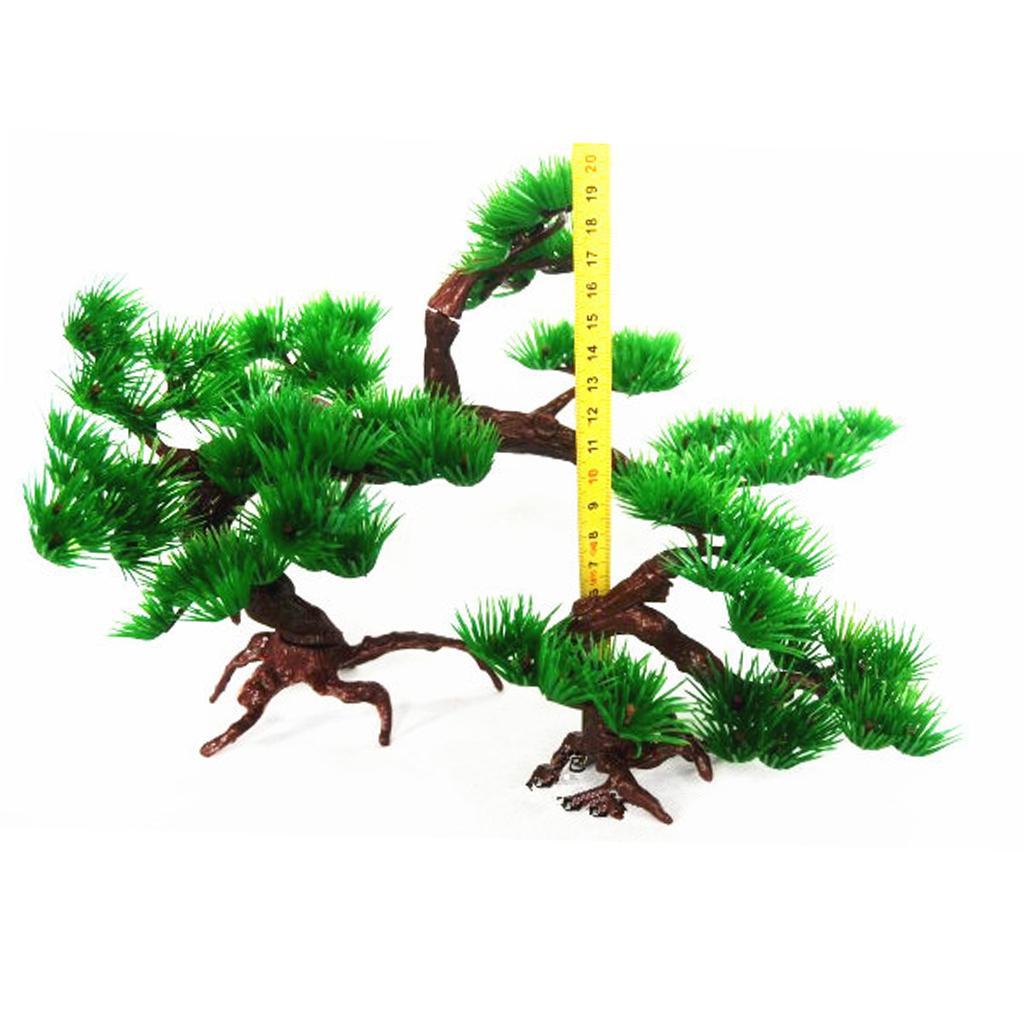 ต้นไม้ใต้น้ำ ต้นไม้พลาสติก ต้น - Aquarium Planted Tree บทวิจารณ์และราคา
