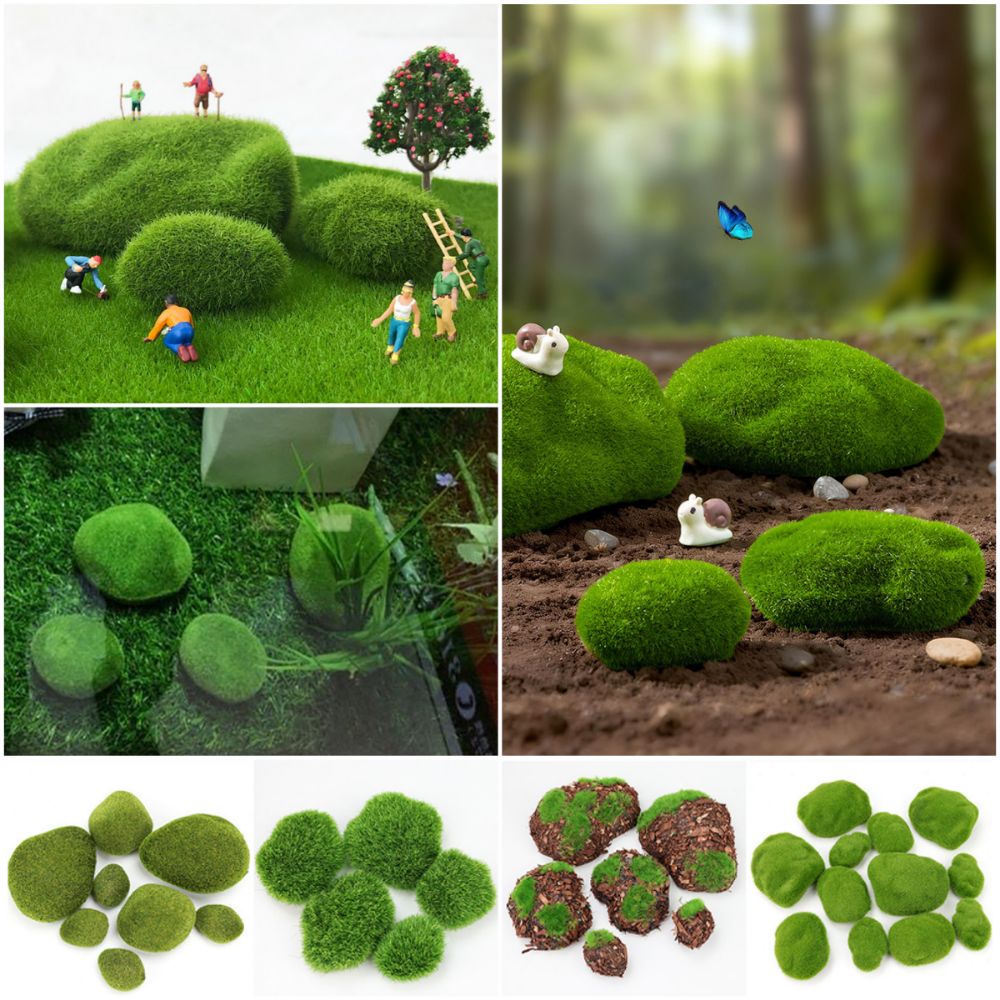 หินมอสประดิษฐ์สีเขียว 2/4/6/10 - Planted Aquarium Mini บทวิจารณ์และราคา