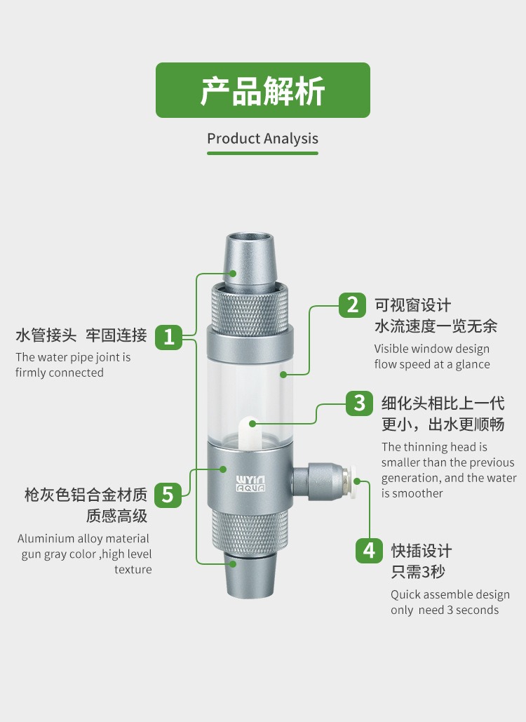 เครื่องกระจาย CO2 สำหรับตู้ปลา - Glass Co2 Drop Checker บทวิจารณ์และราคา