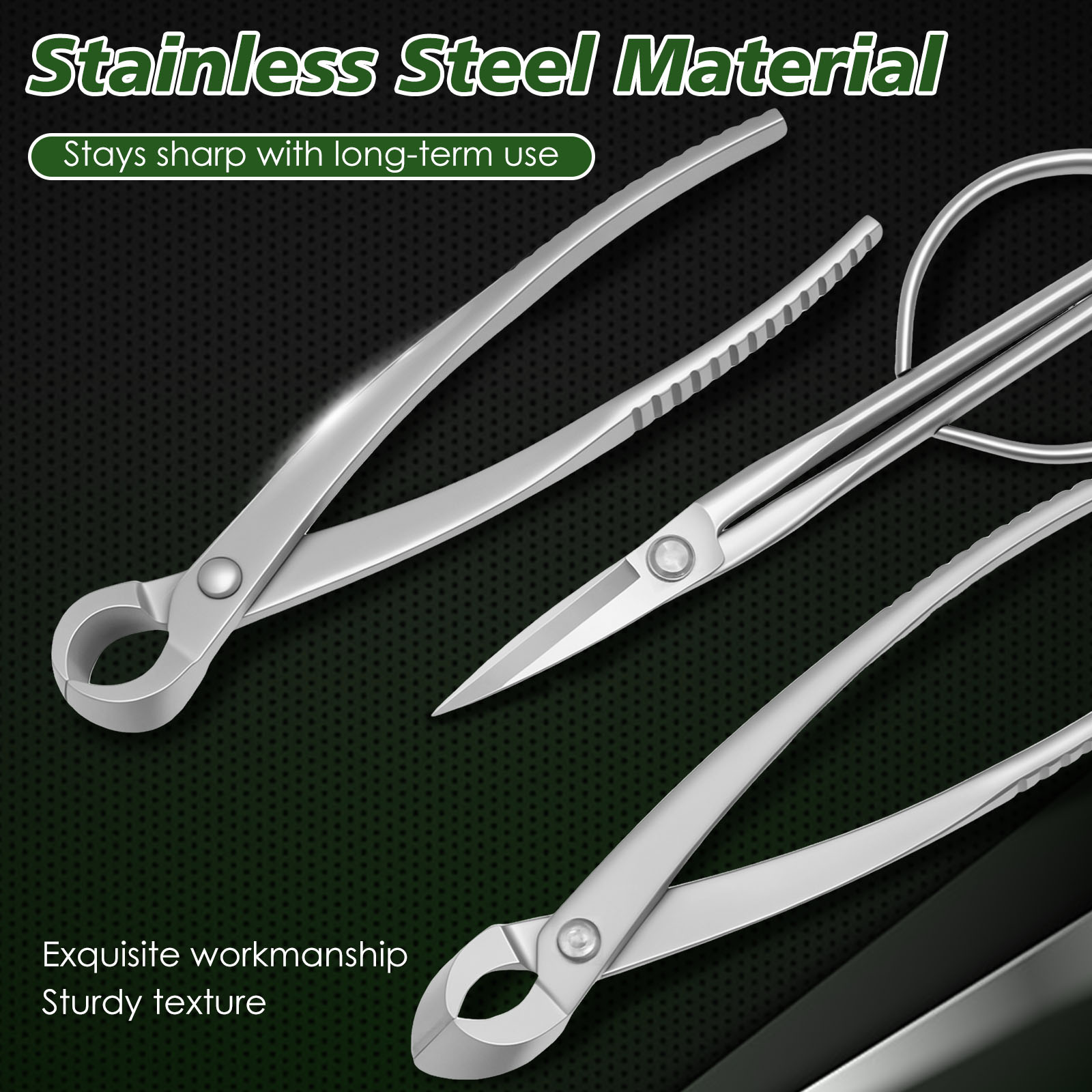ชุดเครื่องมือบอนไซ 3 ชิ้น พร้อ - Trimming Scissor Set บทวิจารณ์และราคา