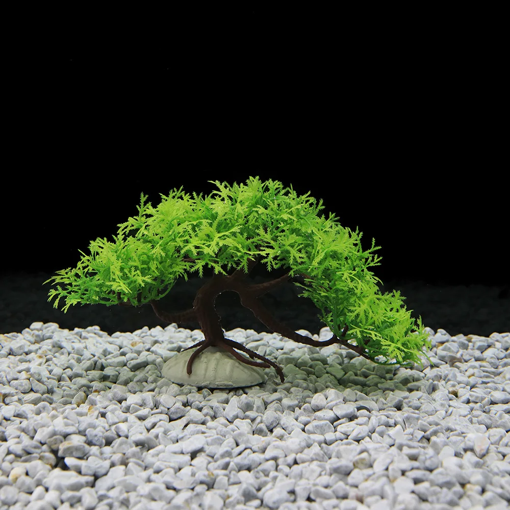 จําลองพืชตกแต่งประดิษฐ์ต้นไม้ห - Aquarium Planted Tree บทวิจารณ์และราคา