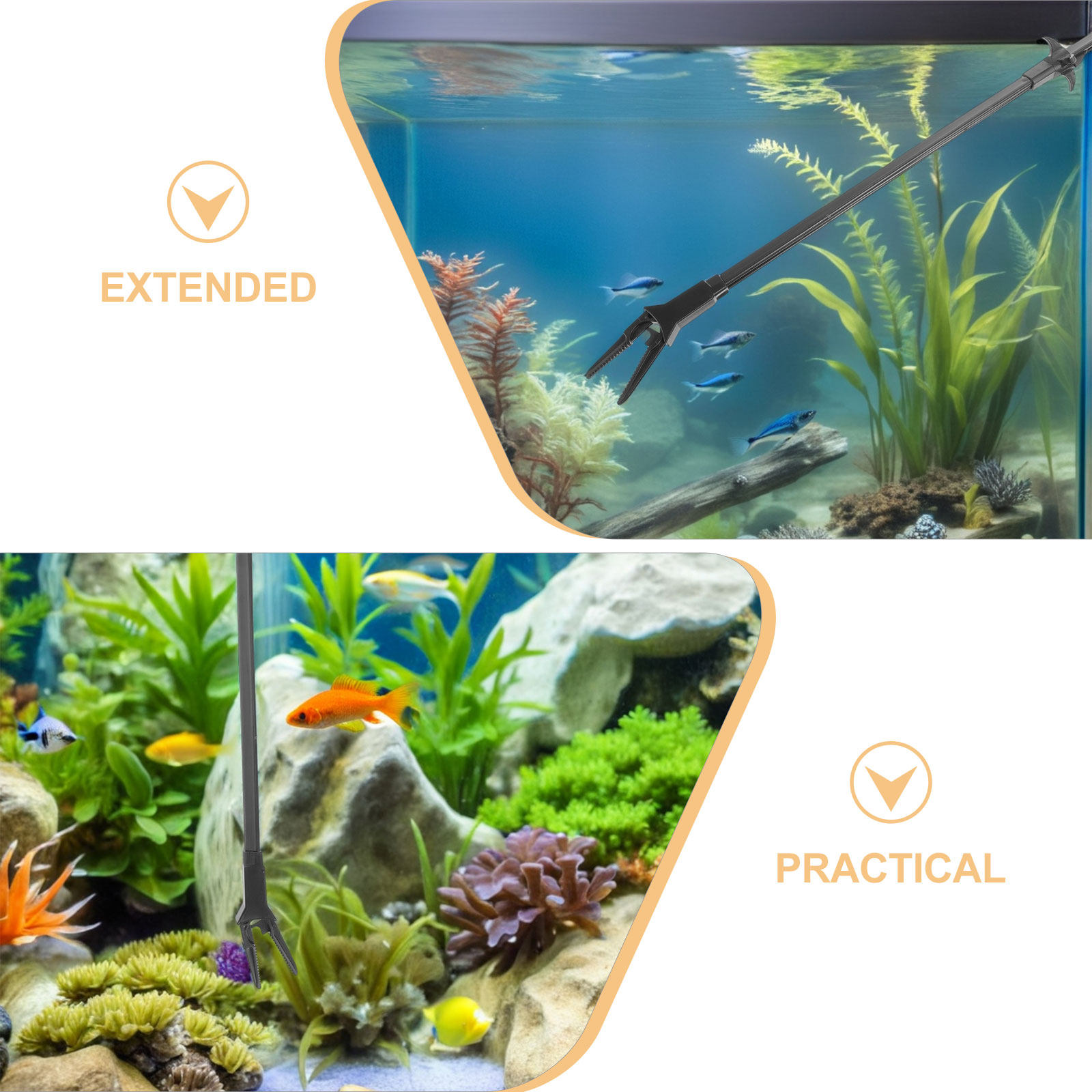 3 ชิ้น แหนบตู้ปลาแบบยาว ปลายหย - Planted Aquarium Tips บทวิจารณ์และราคา