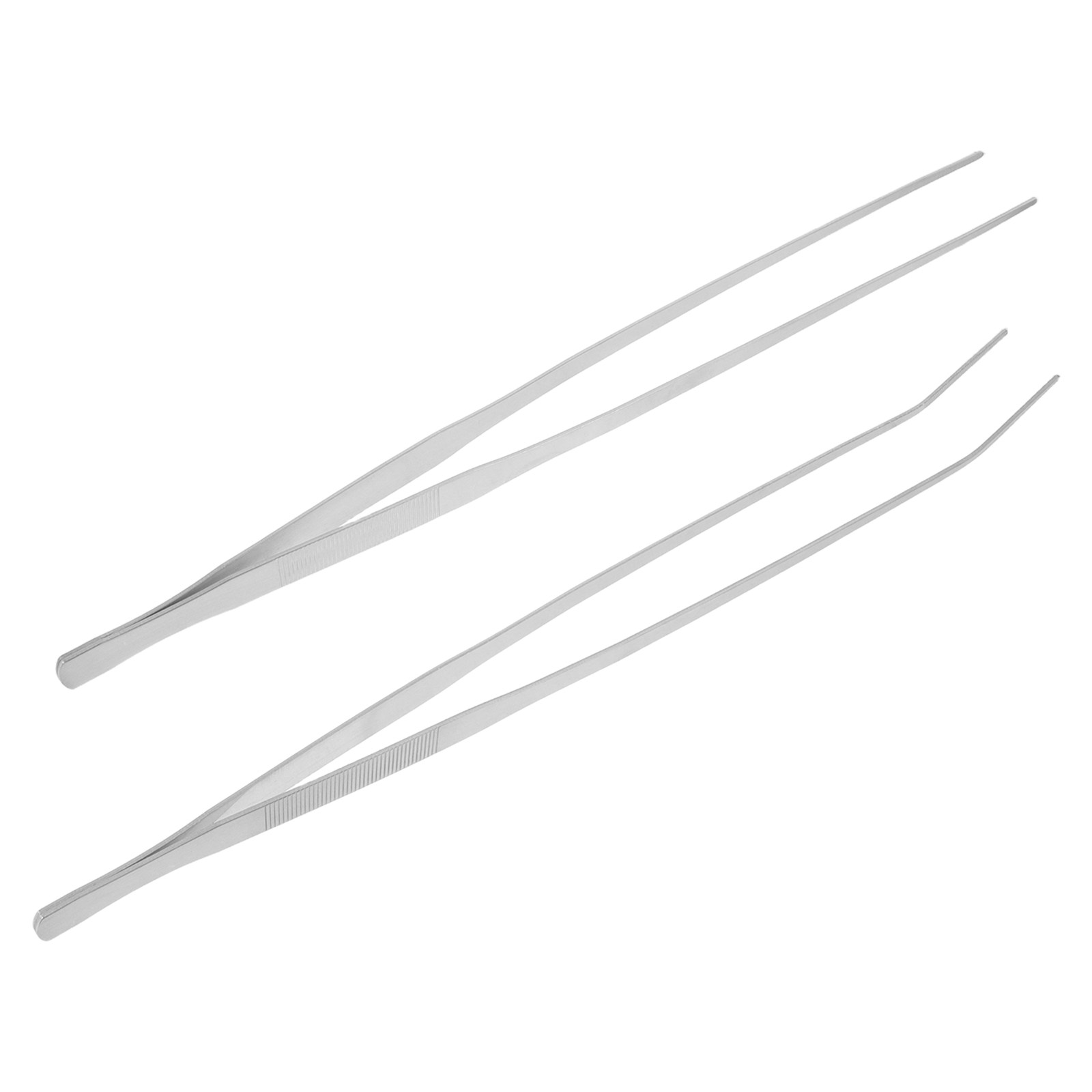 2 ชิ้น แหนบยาวสแตนเลส ปลายตรง  - Planted Aquarium Tips บทวิจารณ์และราคา